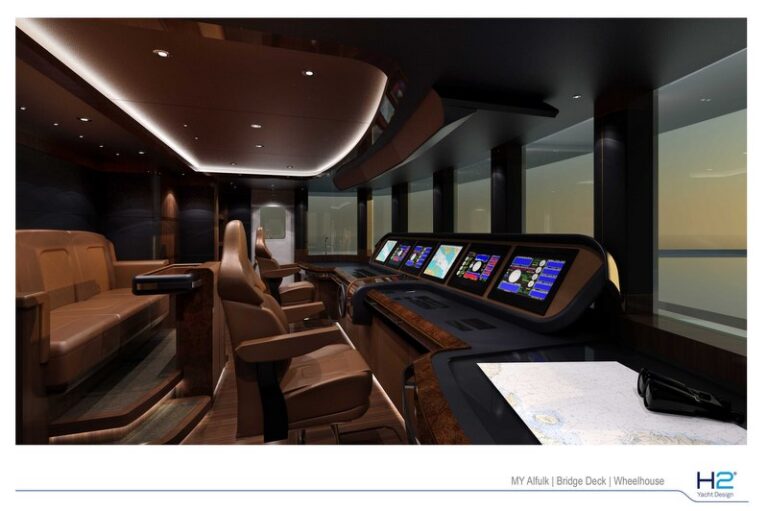 1-Superyacht Alfulk - Wheelhouse