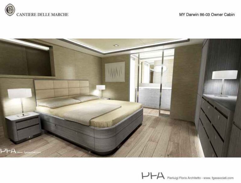 1-Superyacht Darwin Class 86 - Owners Cabin