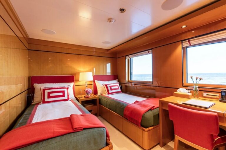 Yacht Interior Twin Cabin