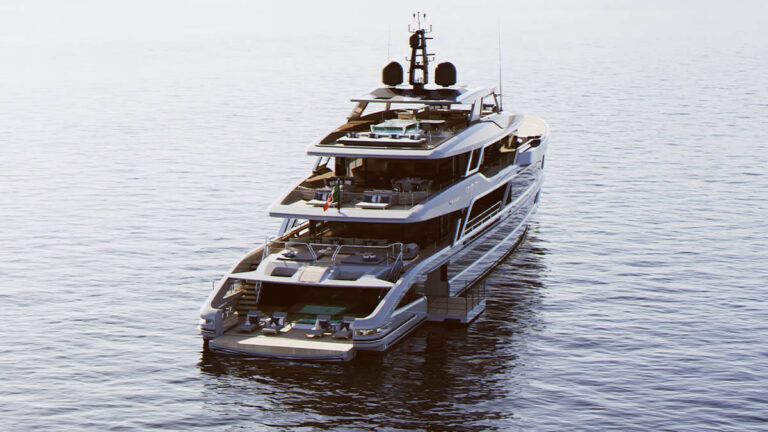 Motor Yacht HULL 10262 - Baglietto T60 Rendering