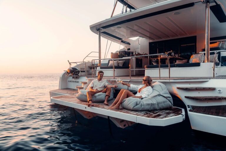 Aft Swim Platform On Board Superyacht ALMOSTA ROAD