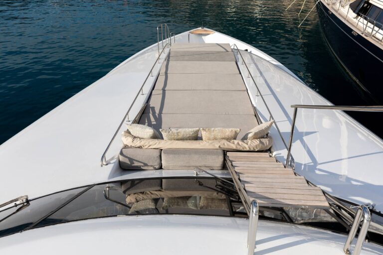 Foredeck Of Superyacht BROOKLYN