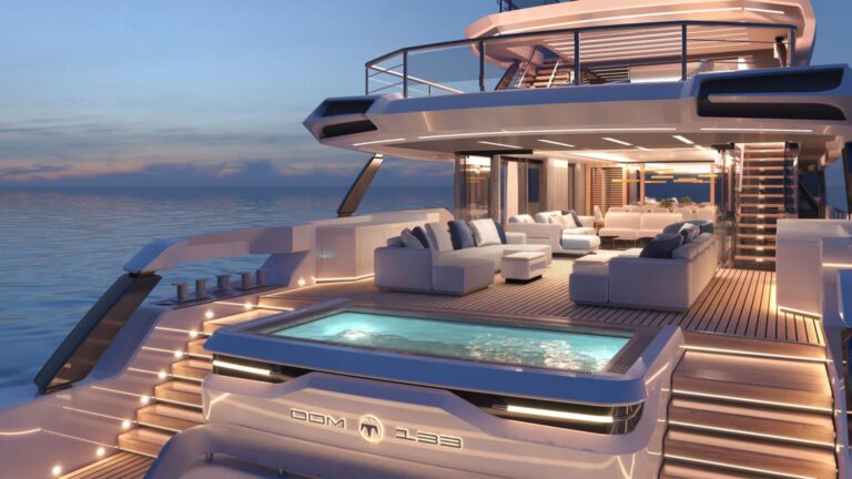Luxury Yacht BARBARA ANNE (rendering)