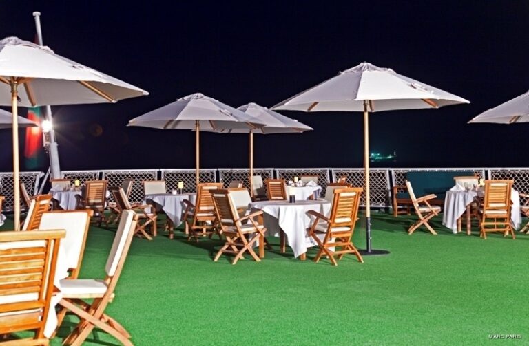 Evening: Yacht LOALOAT AL BEHAR's Sun Deck Image