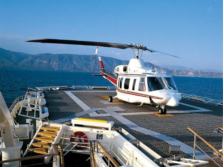 Helicopter Pad On Yacht ALEXANDER