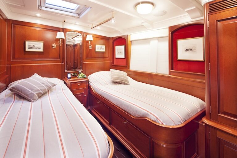 13 Sailing yacht Kamaxitha - guest cabin  - Photo by Cory Silken