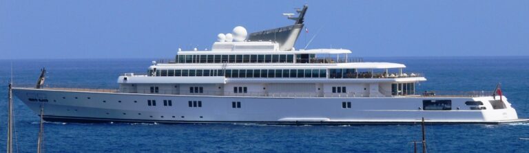 138m mega yacht Rising Sun designed by late Jon Bannenberg