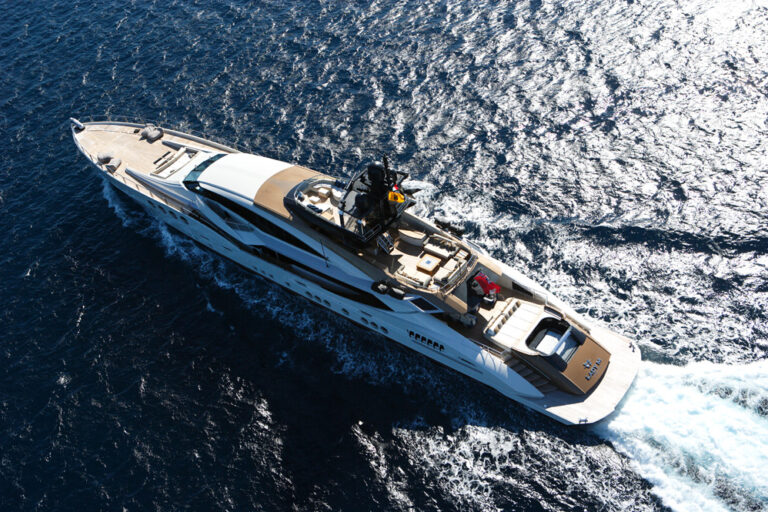 14 Motor Yacht LADY M by Palmer Johnson from above
