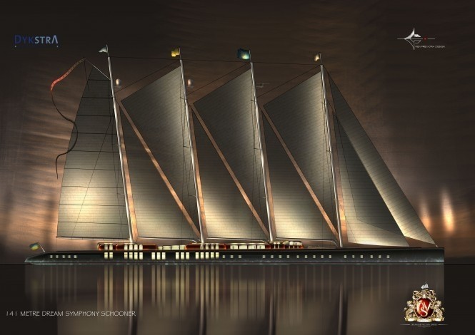 The 141m Yacht DREAM SYMPHONY
