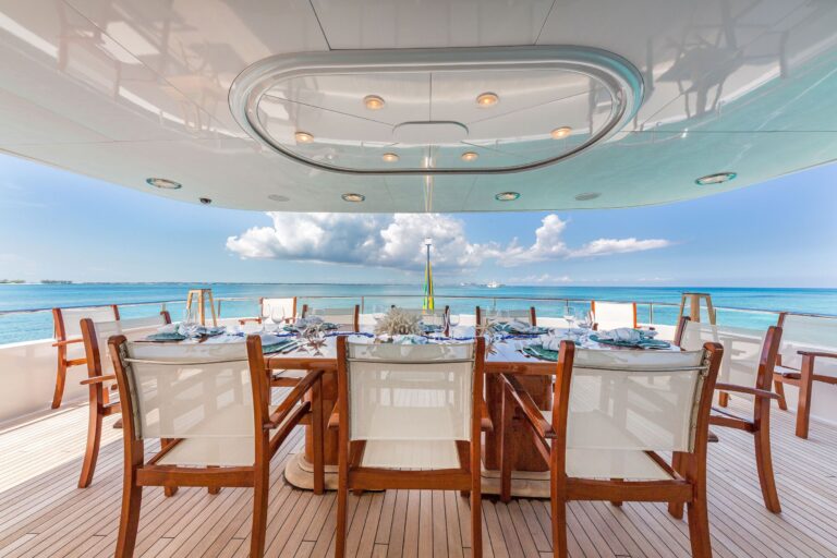 Bridge deck dining