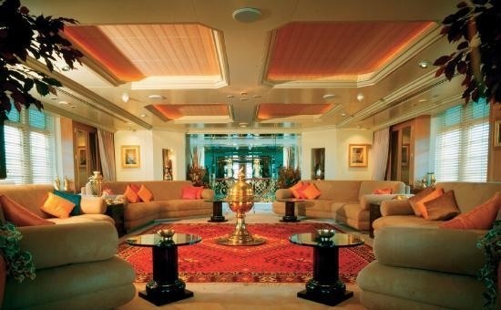 Saloon Aboard Yacht SAVARONA