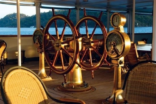 Helm House On Board Yacht SAVARONA