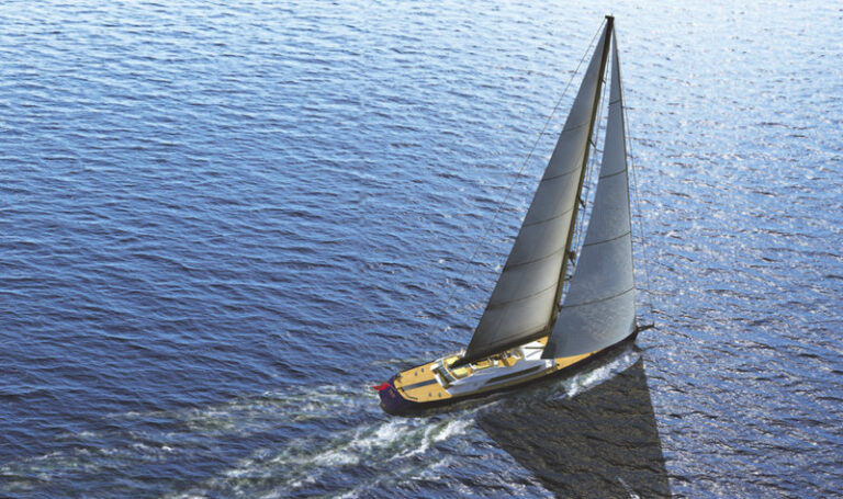 155ft superyacht TROY by Esenyacht under sail