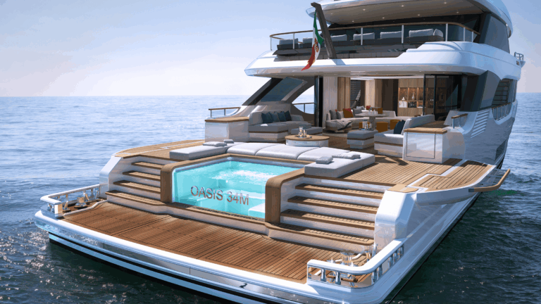 Fabulous main deck aft with beach club