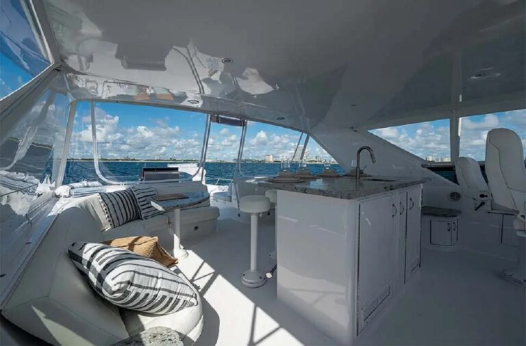 Relaxing sun deck