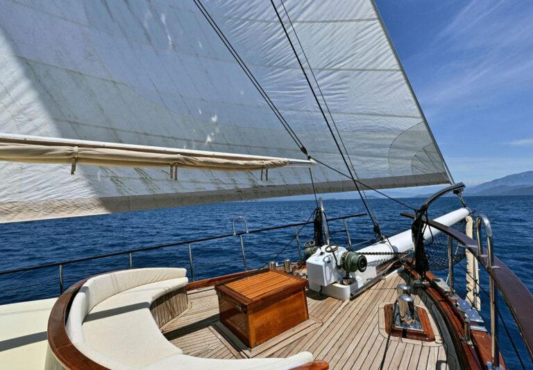 Views from the bow deck