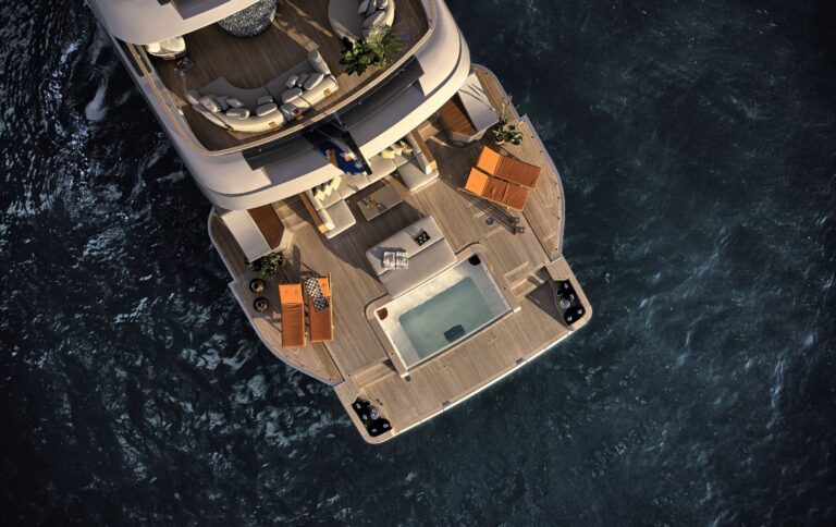 Beach terrace pool