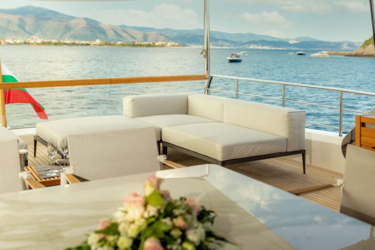 View from the flybridge