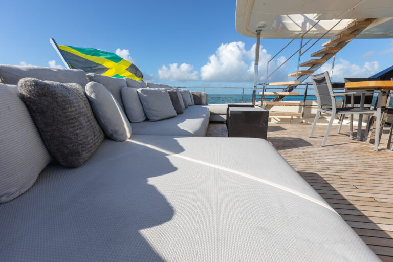 Upper deck lounge seating