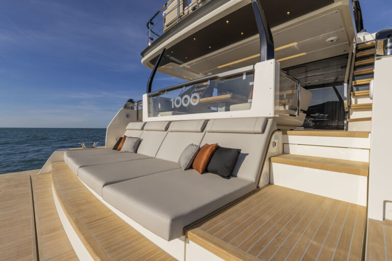 Beach club sun loungers