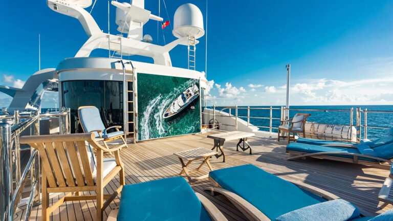 Sun deck loungers
