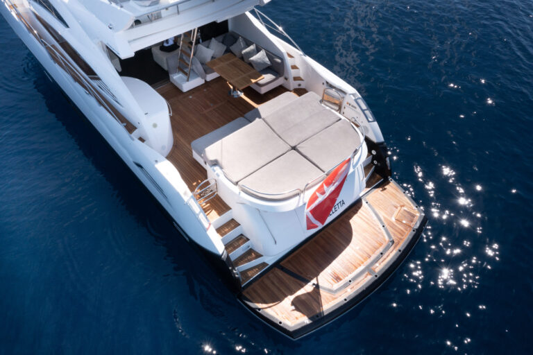 Aerial View Of Aft Deck
