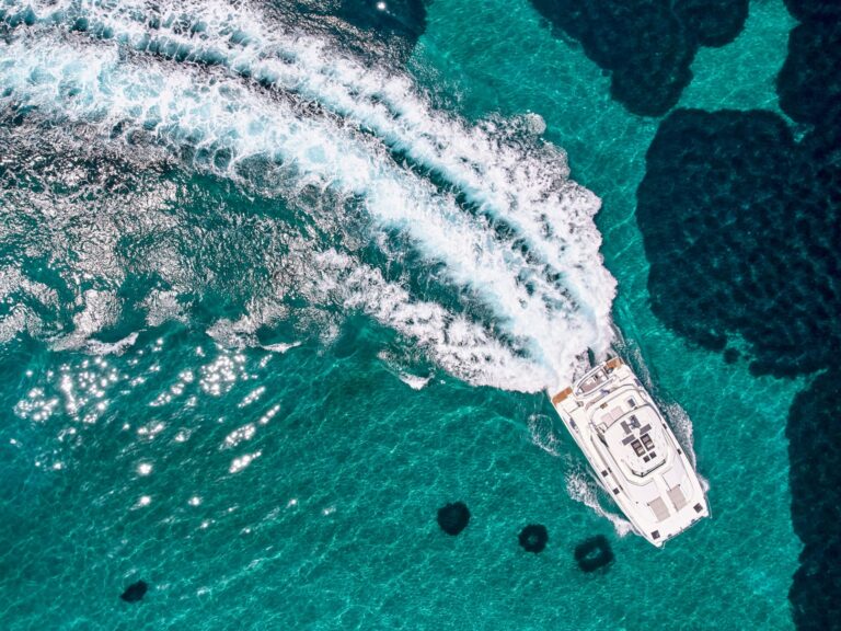 Aerial View Underway