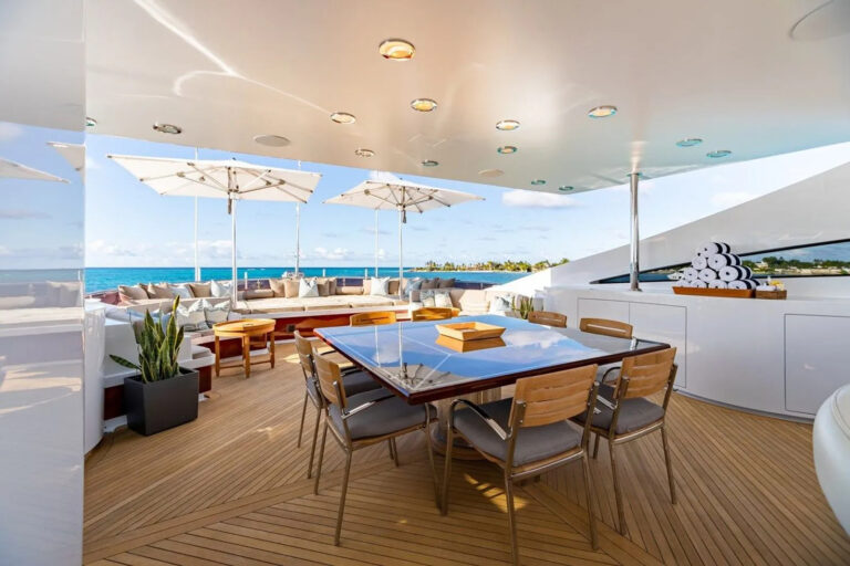 Dining And Seating On Sun Deck