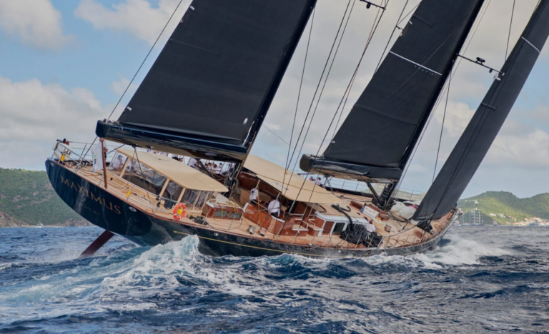 Luxury Vitters Yacht Under Sail