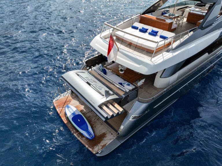 Stern Aerial View