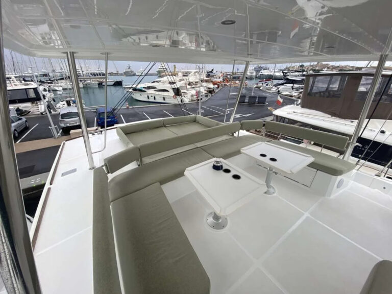 Sun Deck Of Luxury Yacht GALOE
