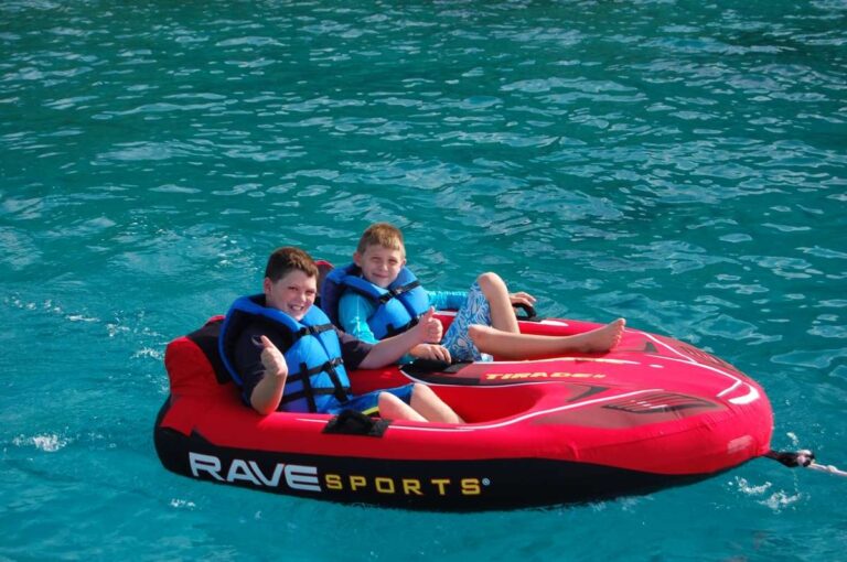 Towable water toys on YES DEAR