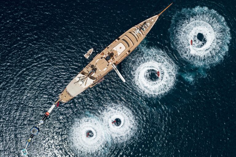 Aerial View With Water Toys