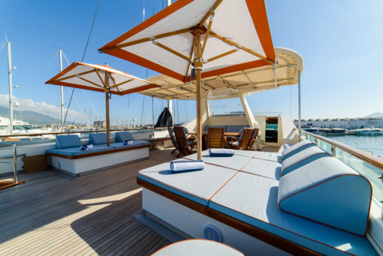 Luxury Sun Pads On The Sun Deck