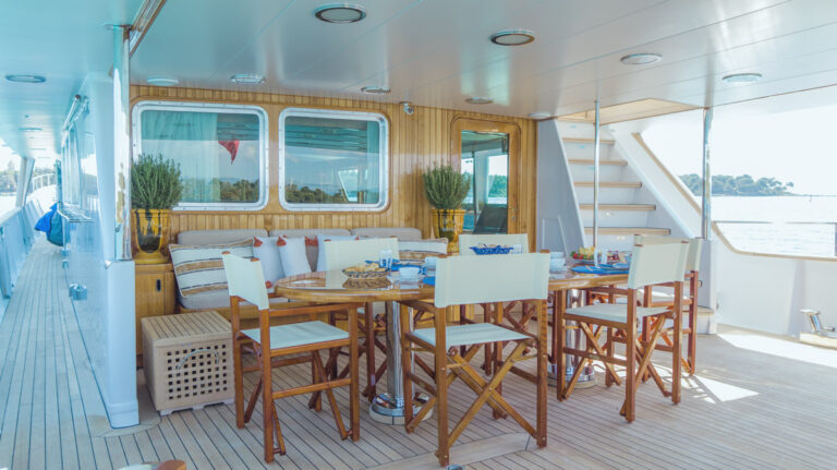 Main Deck Aft Dining Table