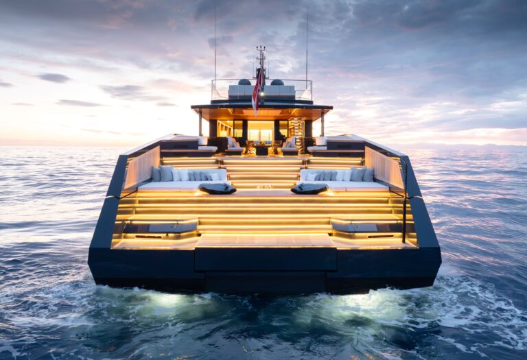 Stern View With Lights