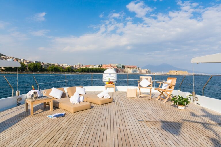 Sun Beds On Sun Deck