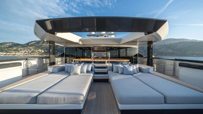 Sun Beds On Sun Deck