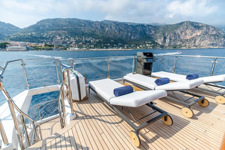 Sun Beds On Sun Deck