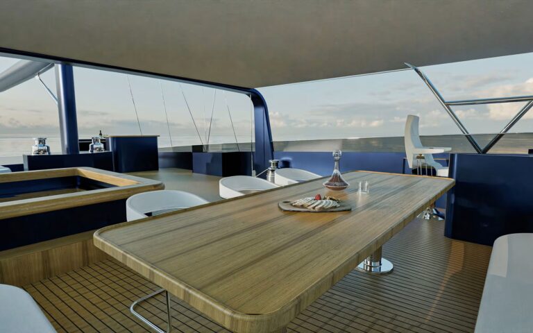 Sun Deck Dining, Jacuzzi And Bar