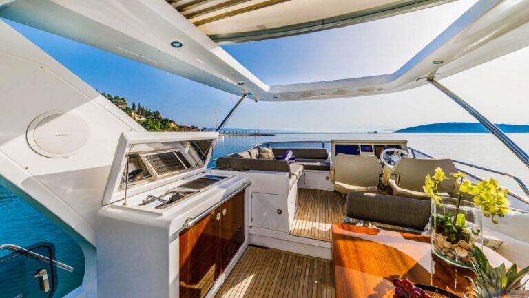 Bar And Seating On Sun Deck