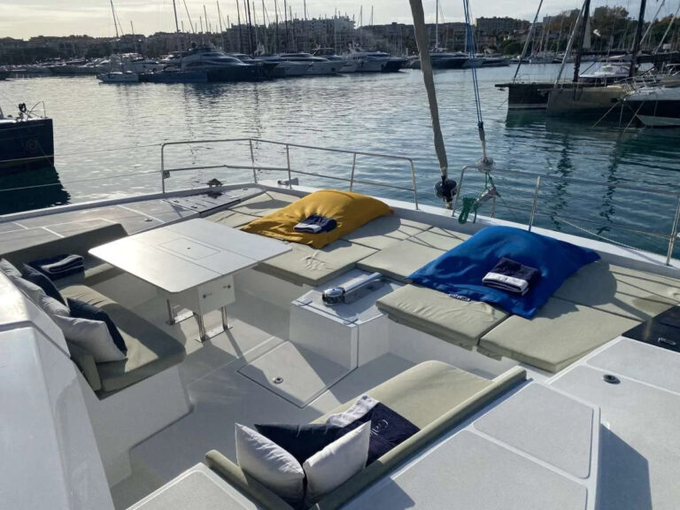 Bow Terrace On Board Superyacht GALOE
