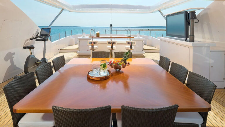 Dining On Sun Deck