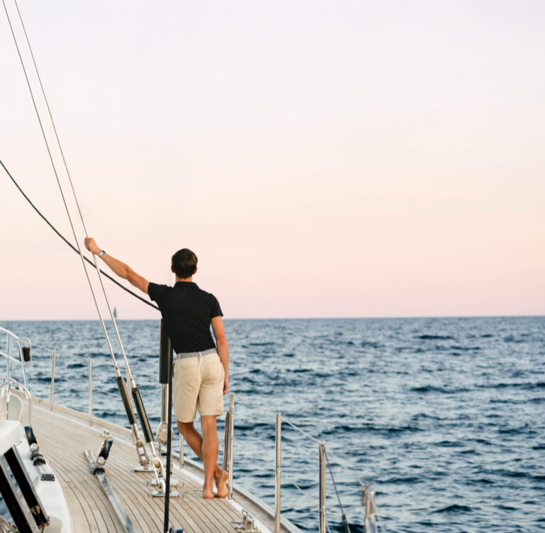 Enjoying The Views From On Deck