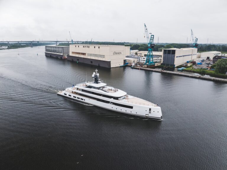 Luxury Yacht HAVEN Leaves The Shipyard