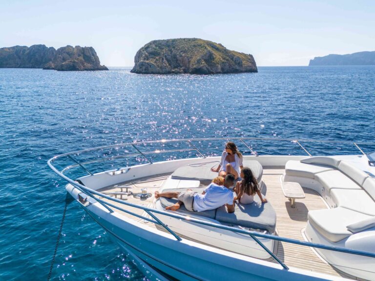 Relaxing On The Foredeck Sun Pads