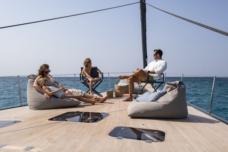 Relaxing On Deck