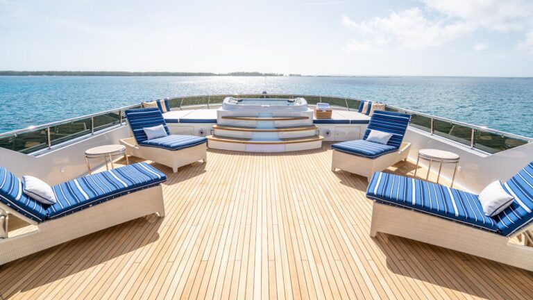 Sun Bed On Sun Deck