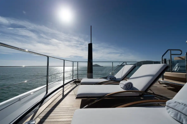 Sun Beds On Sun Deck