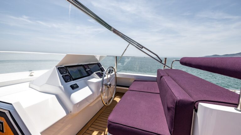 Sun Deck Helm Controls